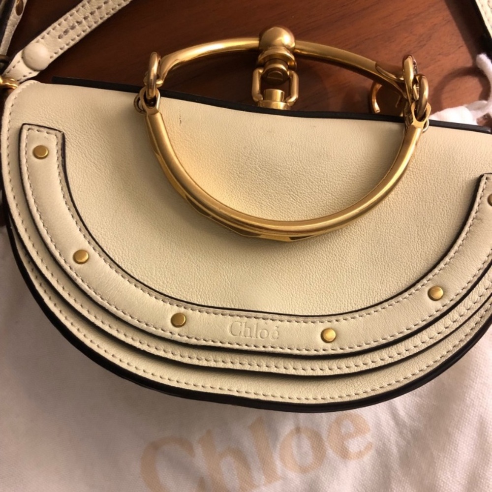 Chloé Calfskin Small Nile Bracelet Minaudiere Bag